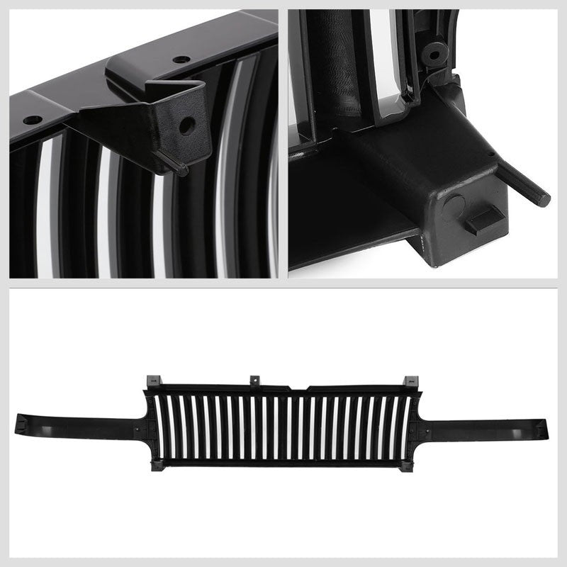 Black Vertical Style Replacement Front Grille For 00-06 Suburban 1500/2500 V8-Exterior-BuildFastCar