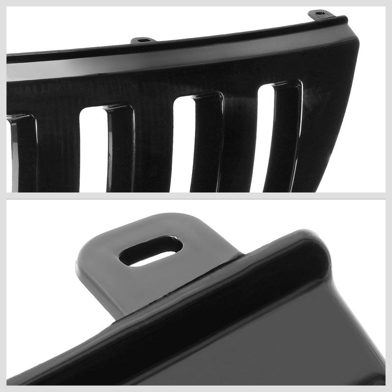 Black Vertical Style Replacement Front Grille For Jeep 99-04 Grand Cherokee WJ-Exterior-BuildFastCar