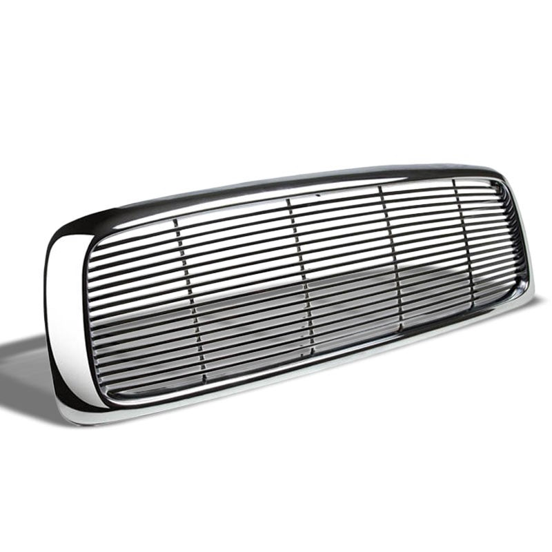 Chrome Vent Style Replacement Grille For Dodge 02-05 Ram 1500/2500/3500 V8/V10-Exterior-BuildFastCar