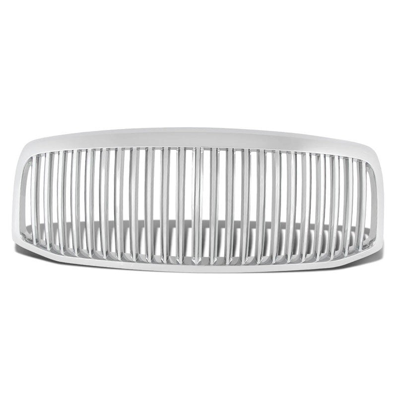 Chrome Vertical Style Replacement Front Grille For 06-08 Ram 1500/2500 V6/V8-Exterior-BuildFastCar