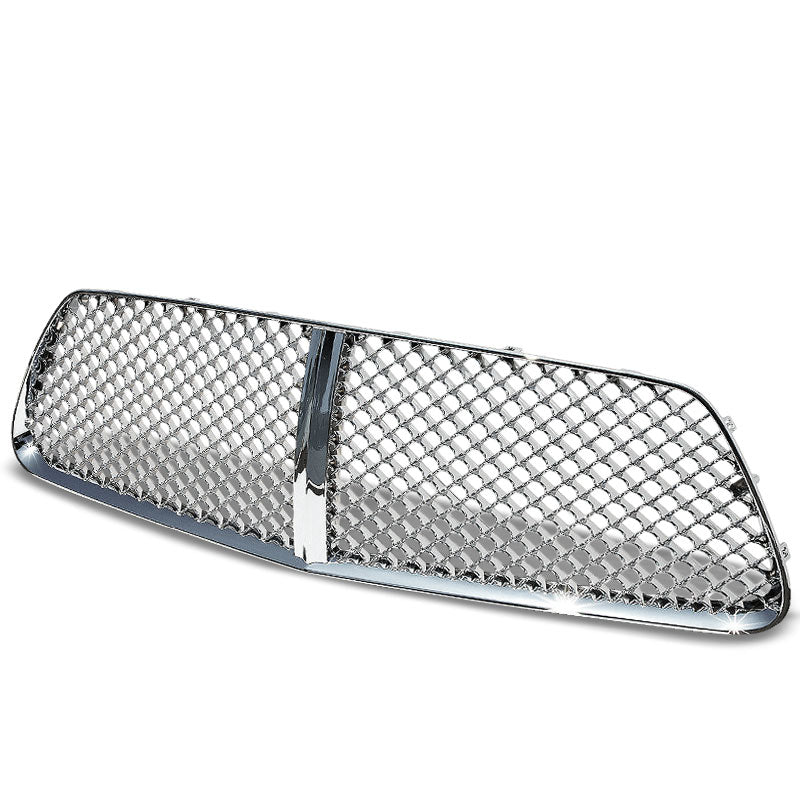 Chrome Diamond Mesh Style Replacement Grille For 11-14 Charger LX Sedan V6/V8-Grilles-BuildFastCar