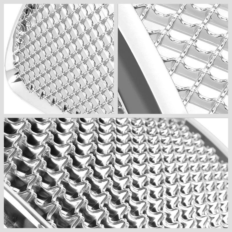 Chrome Diamond Mesh Style Replacement Grille For 11-14 Charger LX Sedan V6/V8-Grilles-BuildFastCar