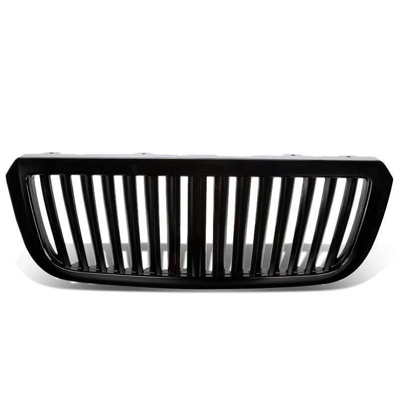 Black Vertical Style Replacement Grille For Ford 04-05 Ranger 2.3L/3.0L/4.0L-Exterior-BuildFastCar