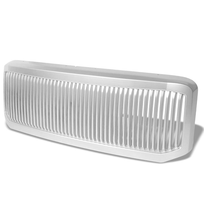 Silver Vertical Style Replacement Front Grille For 05-07 Ford F-250 Super Duty-Exterior-BuildFastCar