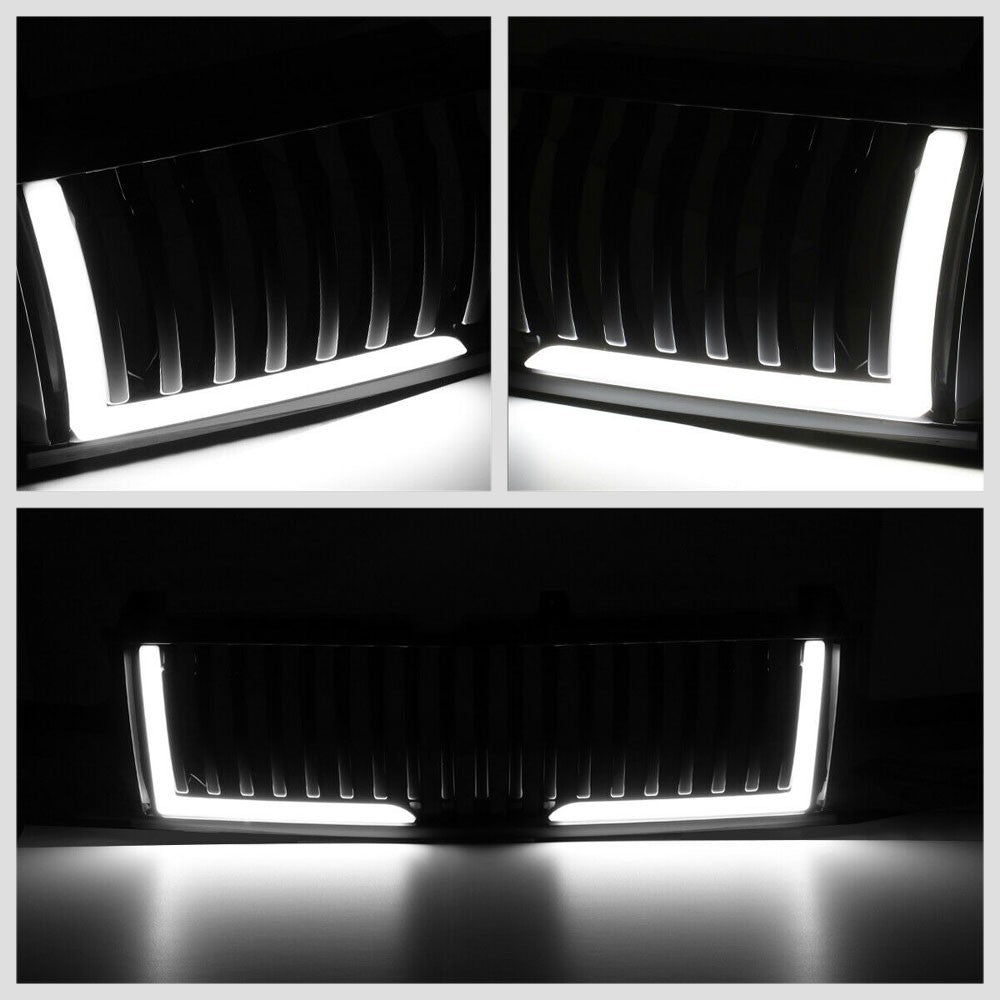 00-06 Suburban 1500 Glossy Black Vertical LED Front Grille