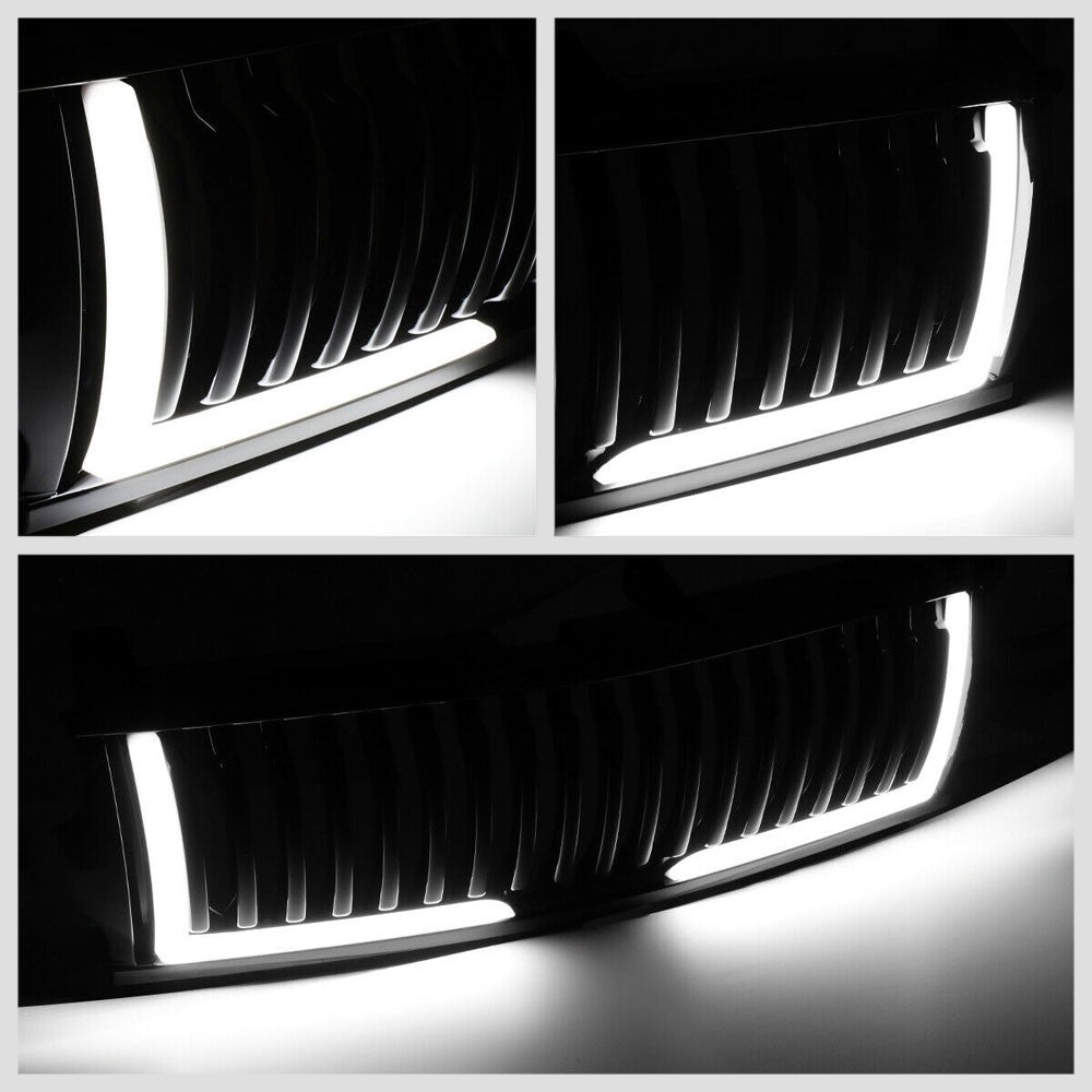 00-06 Suburban 1500 Glossy Black Vertical LED Front Grille
