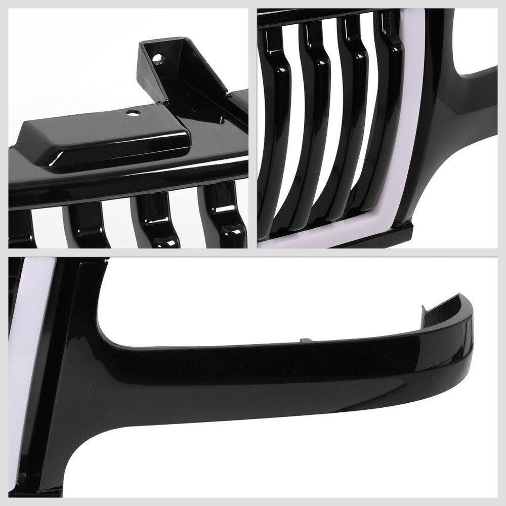 00-06 Suburban 1500 Glossy Black Vertical LED Front Grille