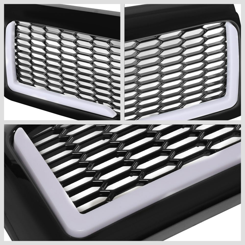 94-02 Ram 2500 Glossy Black Mesh w/LED Front Grille