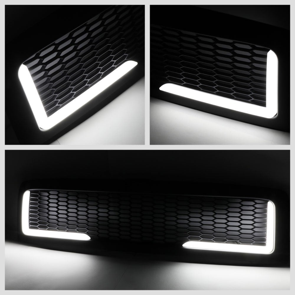 94-02 Ram 2500 Matte Black Mesh w/LED Front Grille