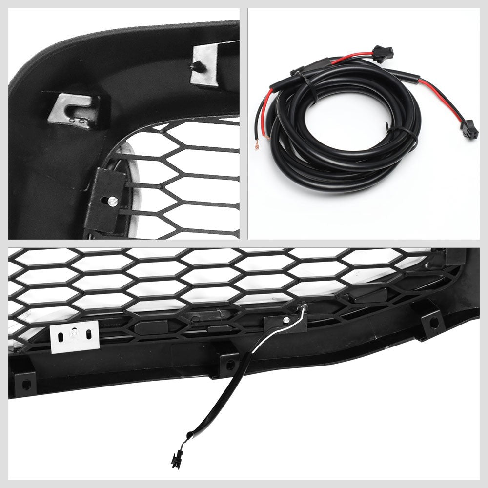 06-08 Ram 1500 Glossy Black Mesh w/LED Front Grille