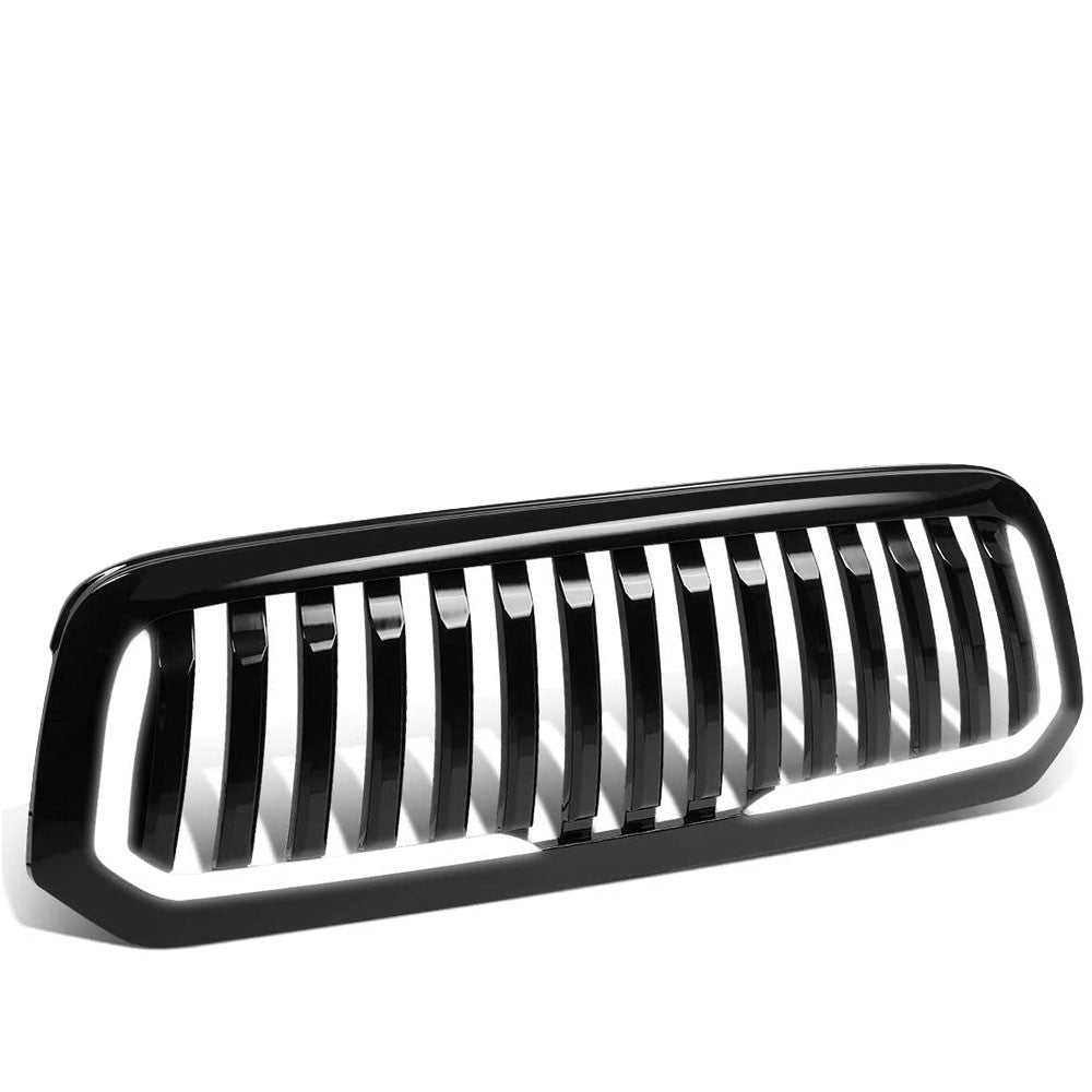 13-18 RAM 1500 Glossy Black Vertical w/LED Front Grille