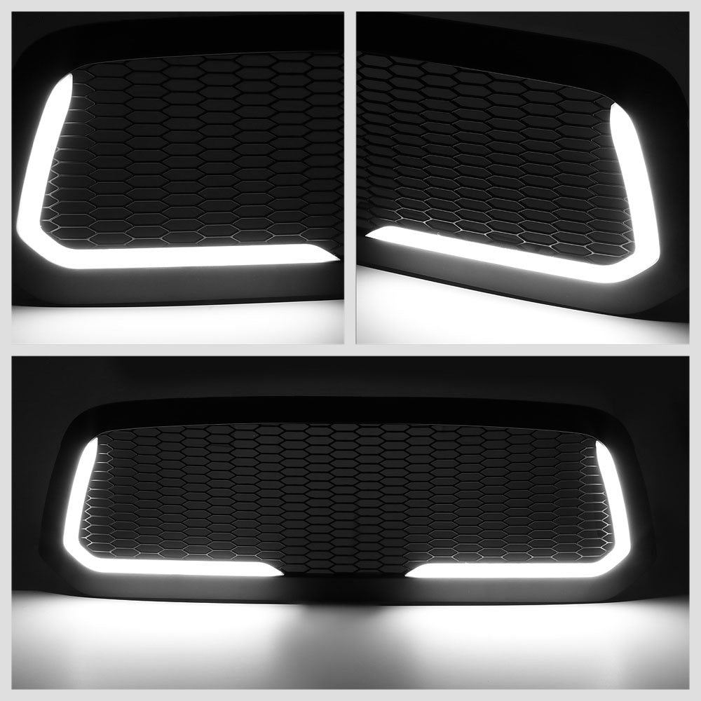 13-18 RAM 1500 Matte Black Mesh w/LED Front Grille