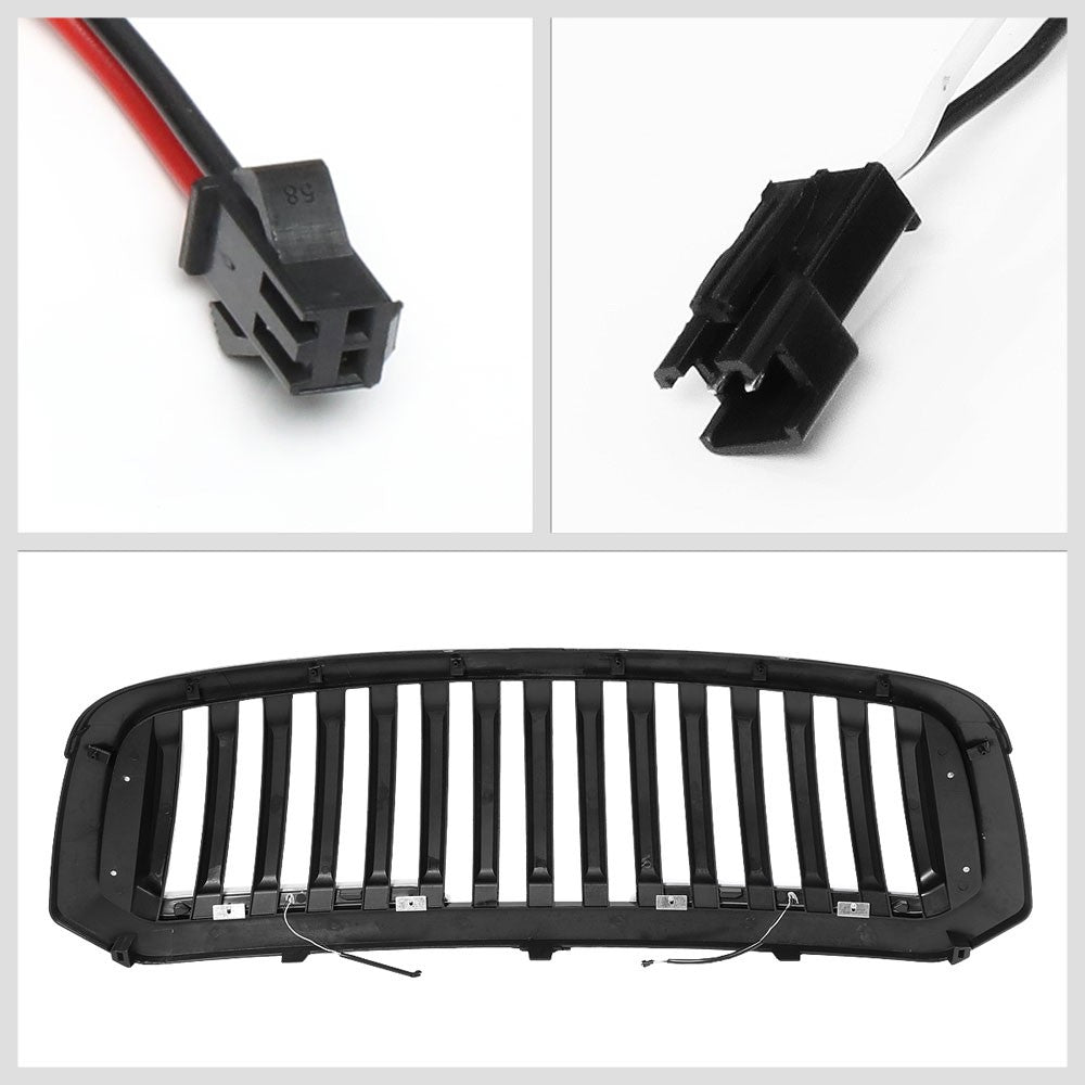 13-18 RAM 1500 Matte Black Vertical w/LED Front Grille