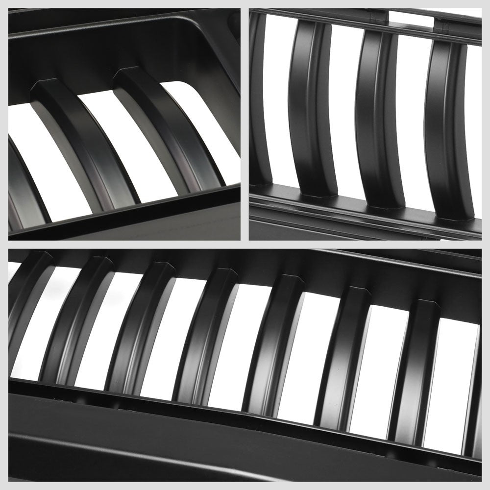 15-17 Mustang Black Vertical Ring LED Front Lower Grille
