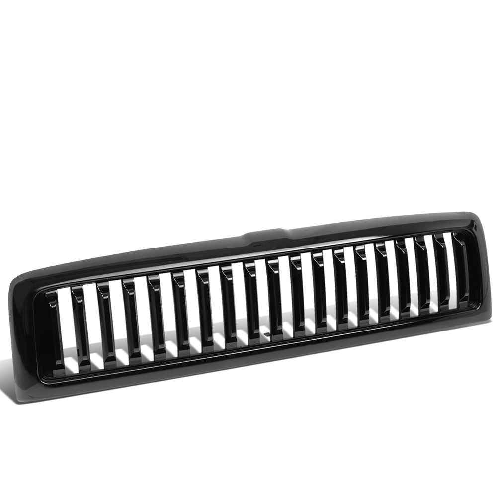 94-01 Ram 1500 Glossy Black Vertical Style Front Grille