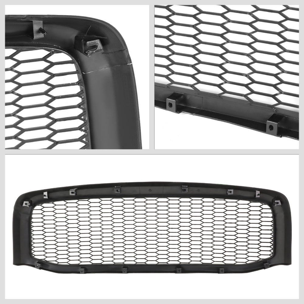 06-09 Ram 3500 Matte Black Badgeless Mesh Style Front Grille