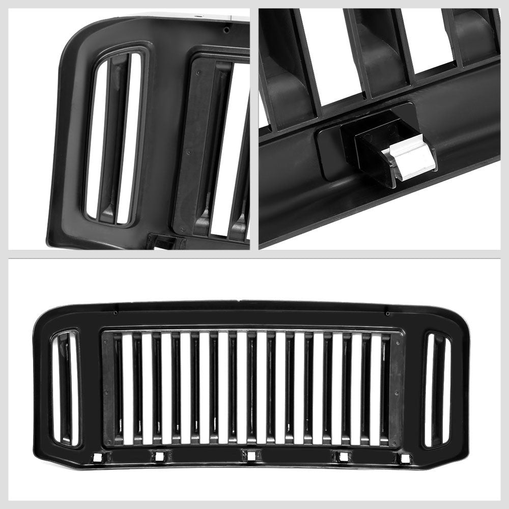05-07 Ford Super Duty Glossy Black Vertical Front Grille