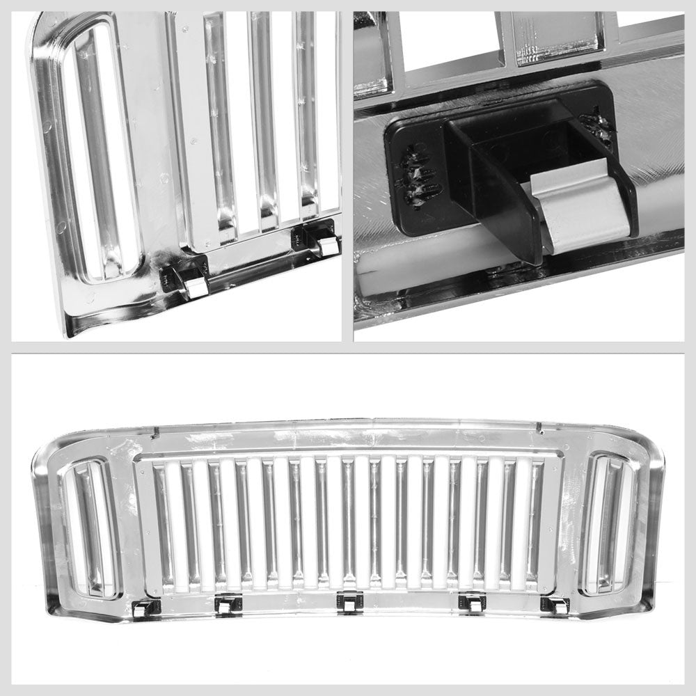 05-07 Ford Super Duty Polished Chrome Vertical Front Grille