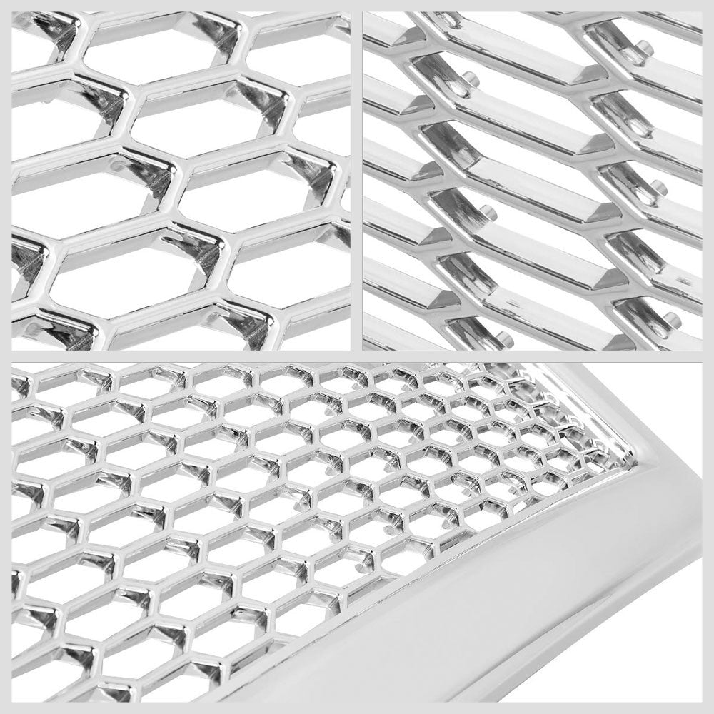 chrome-badgeless-honeycomb-mesh-front-grille-for-05-07-ford-f-series-sd-pickup