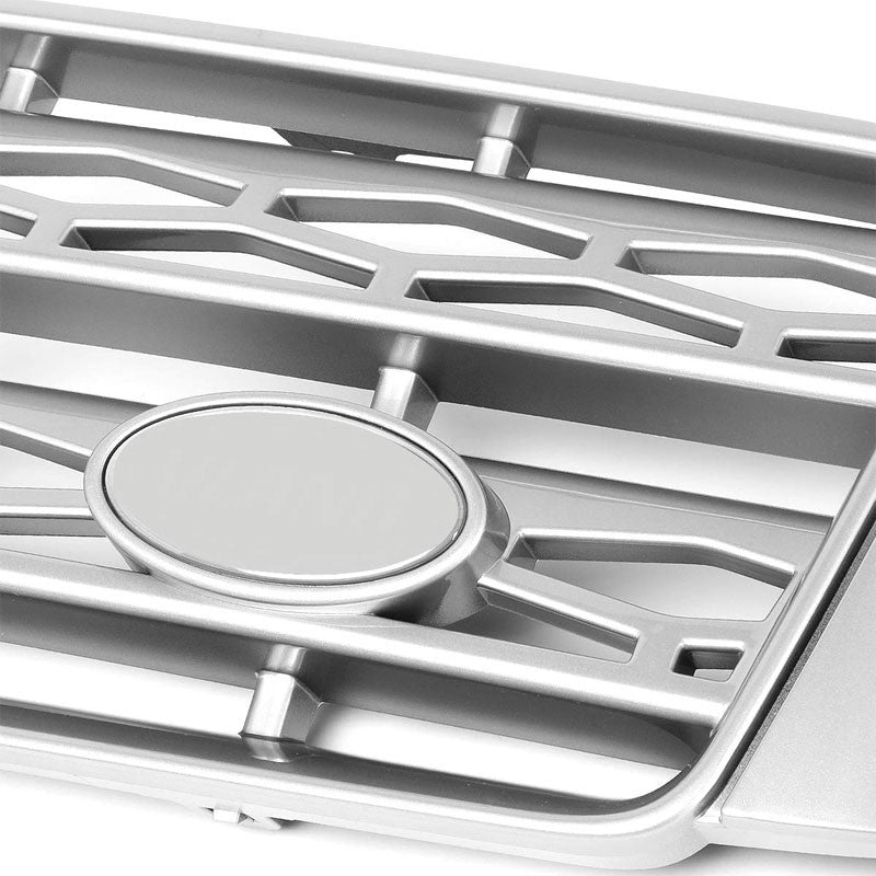 Silver Honeycomb/Vent Mesh Style Front Grille For 01-07 Toyota Highlander XU20-Exterior-BuildFastCar