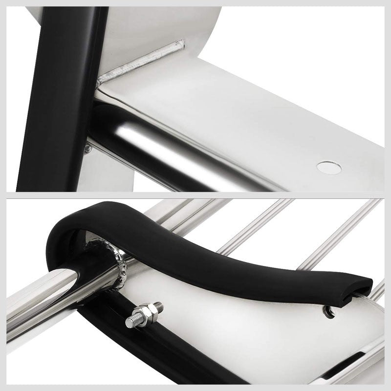 Metallic Mild Steel Full Front Grille Guard For 00-06 Chevrolet Tahoe 4.8L/5.3L-Grille Guards & Bull Bars-BuildFastCar-BFC-GRGD-CHEVYTA007-SS