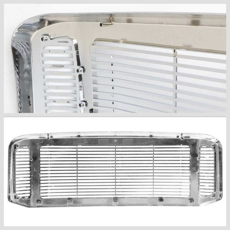 Powdercoated Chrome Badgeless Style Front Bumper Grille For 05-07 Ford F-250 SD-Grilles-BuildFastCar
