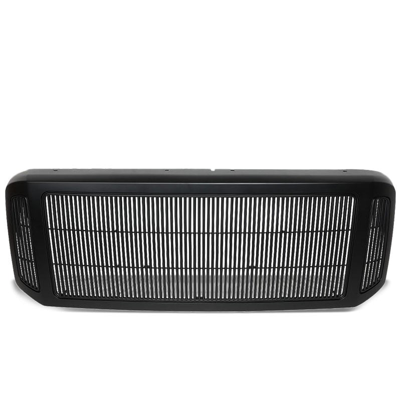 Matte Black Vertical Fence Style Front Bumper Grille For 05-07 Ford F-350 SD-Grilles-BuildFastCar
