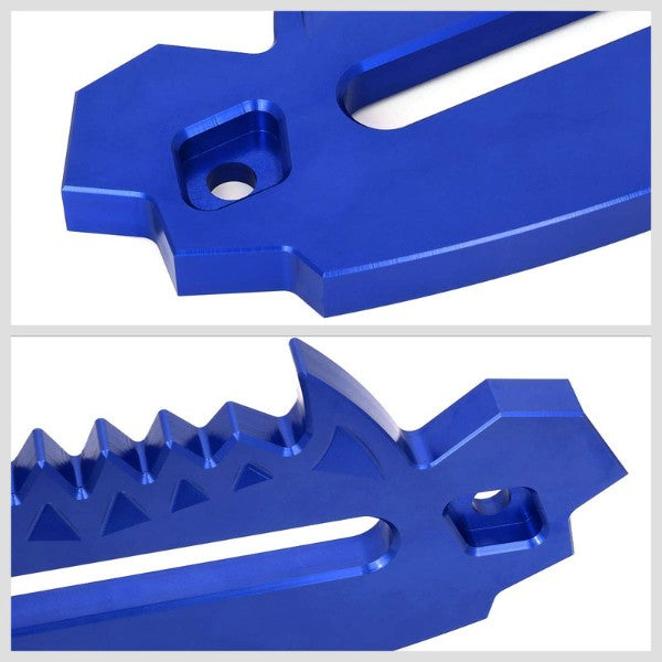 10" Blue Universal Aluminum Hawse Fairlead For Synthetic Winch Rope/Cable ATV-Truck & Towing-BuildFastCar-BFC-HITCALU-003BL