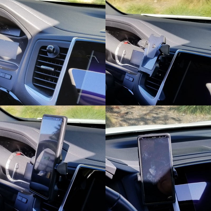 GripOn Clip Air Vent TYA G1 Car Mount Holder Stand For Smartphone Mobile Phone-Accessories-BuildFastCar