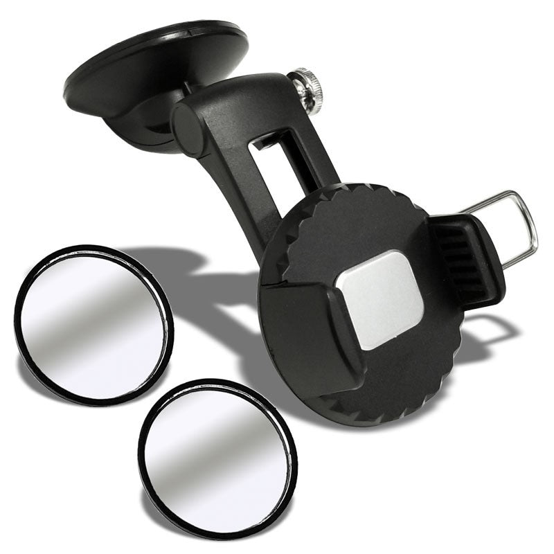 Windshield Mobile Mount Holder Stand+Fixed Blind Spot Mirror For Samsung/Apple-Accessories-BuildFastCar