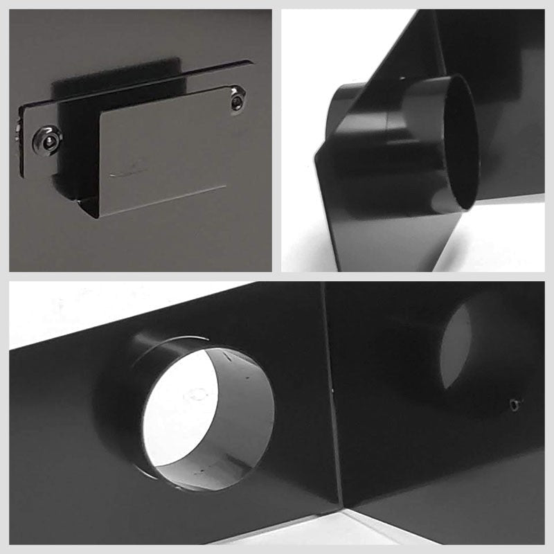 Megan Racing Black Bulldog Air Filter Heat Shield For 02-06 Mini Cooper S 1.6L-Filter-BuildFastCar