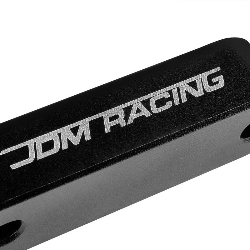 Black Front 7/8" Screw-On Aluminum Hood Riser Spacer Kit For Integra/Civic/CRX-Hood/Bonnet-BuildFastCar