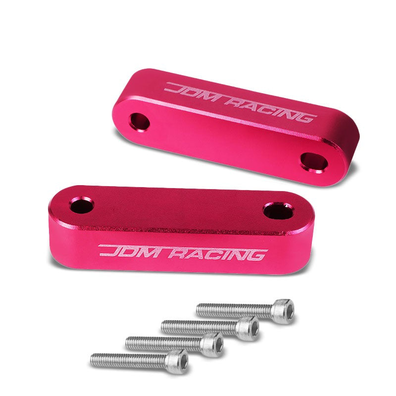 Pink Front 7/8" Screw-On Aluminum Hood Riser Spacer Kit For Integra/Civic/CRX-Hood/Bonnet-BuildFastCar