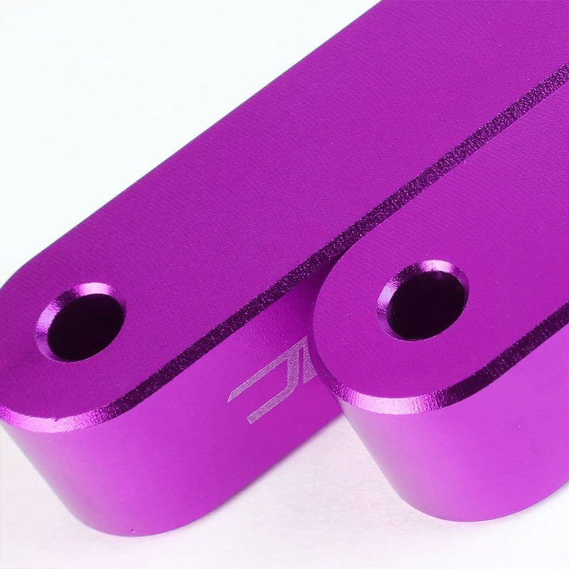 Purple Front 7/8" Screw-On Aluminum Hood Riser Spacer Kit For Integra/Civic/CRX-Hood/Bonnet-BuildFastCar