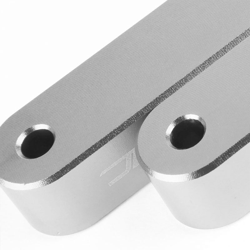 Silver Front 7/8" Screw-On Aluminum Hood Riser Spacer Kit For Integra/Civic/CRX-Hood/Bonnet-BuildFastCar