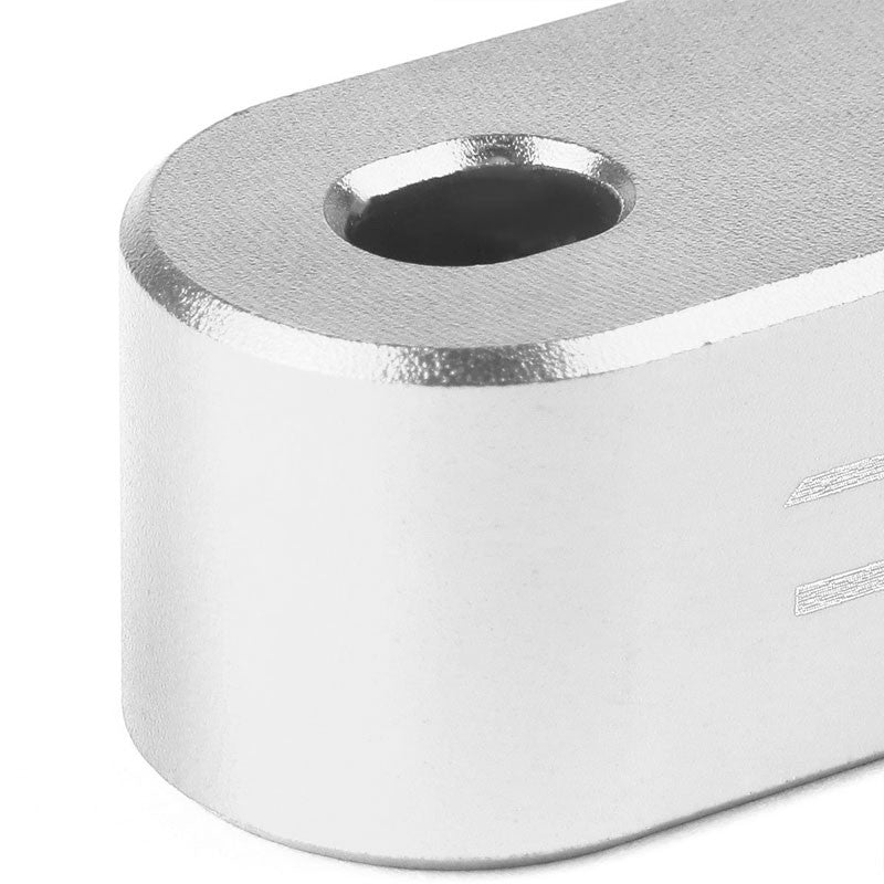 Silver Front 7/8" Screw-On Aluminum Hood Riser Spacer Kit For Integra/Civic/CRX-Hood/Bonnet-BuildFastCar