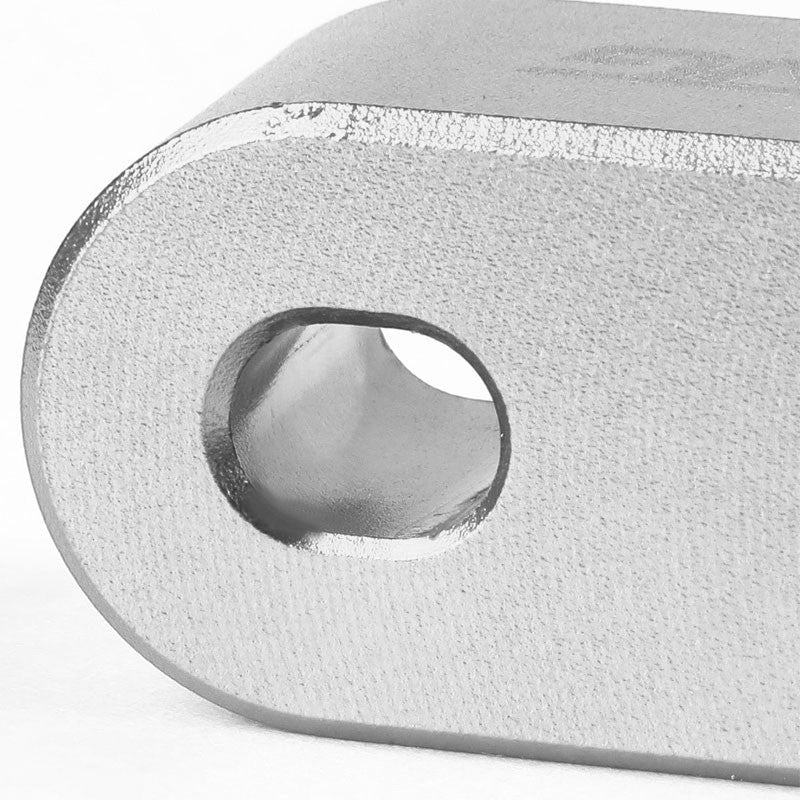 Silver Front 7/8" Screw-On Aluminum Hood Riser Spacer Kit For Integra/Civic/CRX-Hood/Bonnet-BuildFastCar