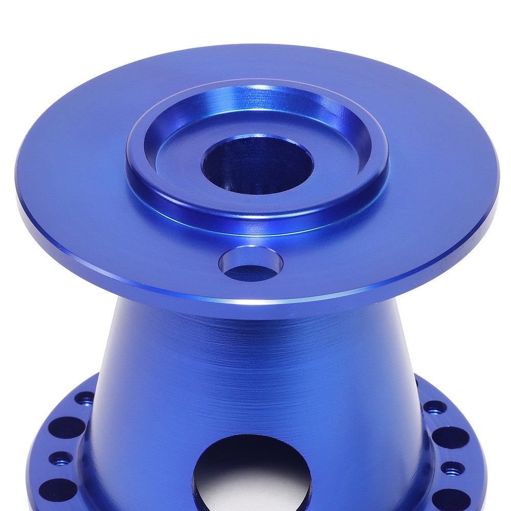 Blue 70/74mm 6-Bolt Aluminum Race Steering Wheel Hub Adapter For 92-97 F-250