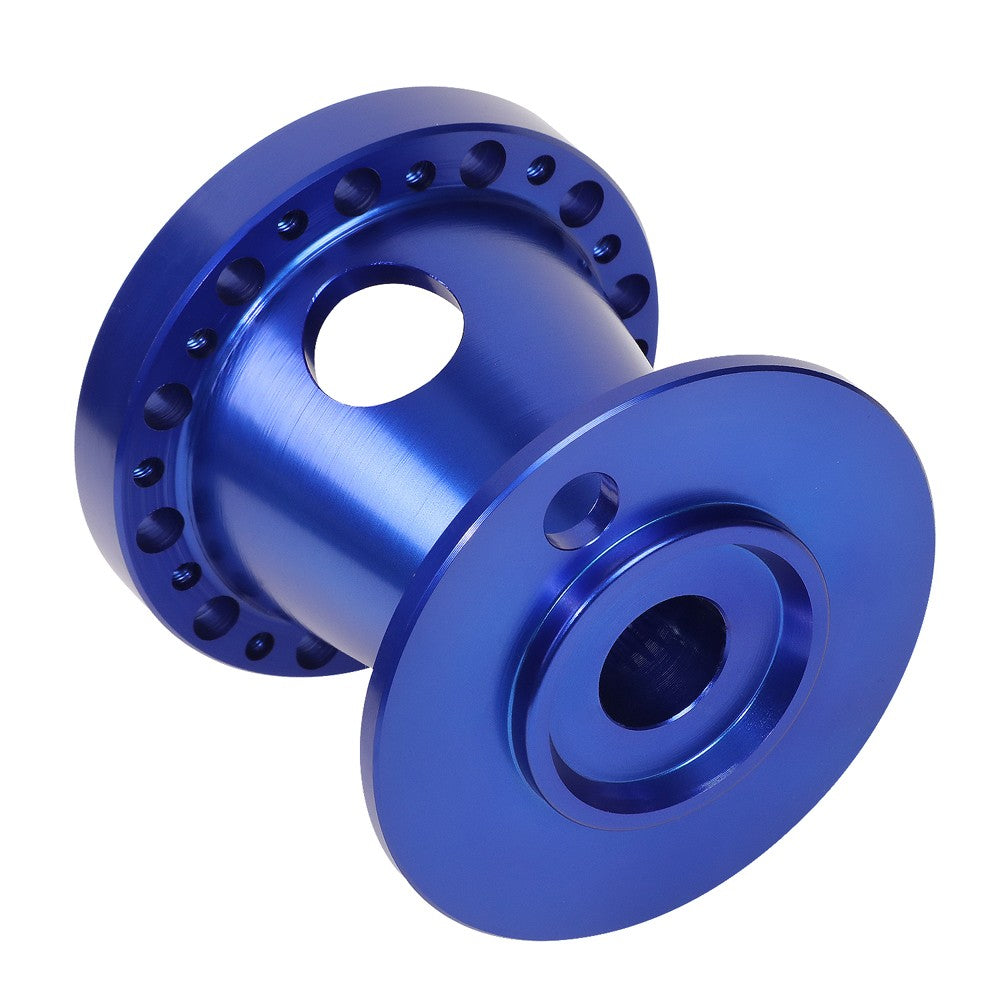 Blue 70/74mm 6-Bolt Aluminum Race Steering Wheel Hub Adapter For 92-97 F-250