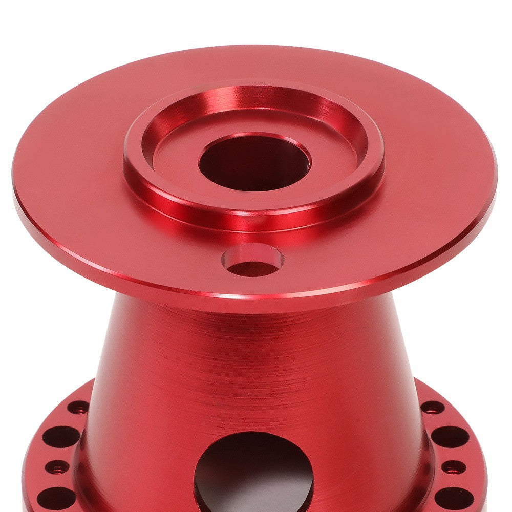 Red 70/74mm 6-Bolt Aluminum Race Steering Wheel Hub Adapter For 92-97 Ranger