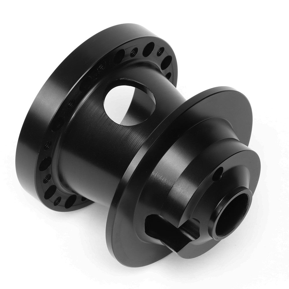 Black 70/74mm 6-Bolt Aluminum Race Steering Wheel Hub Adapter For 80-05 Camaro