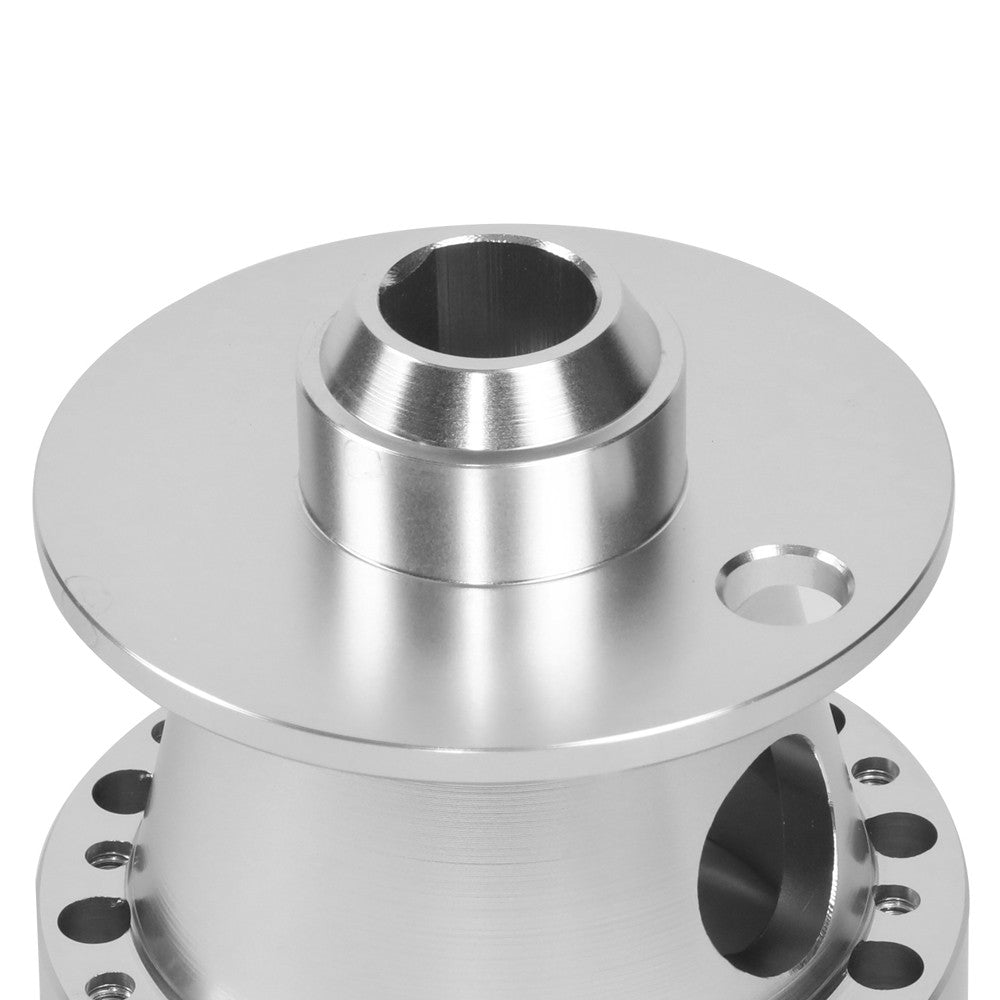 Silver 70/74mm 6-Bolt Aluminum Race Steering Wheel Hub Adapter For 84-04 Mustang