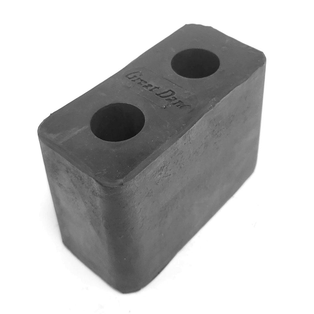 2X Rectangular 2 Hole 6" x 3" x 4-1/4" Molded Dock Bumper BFC-TTP-DBUMP-06-X2