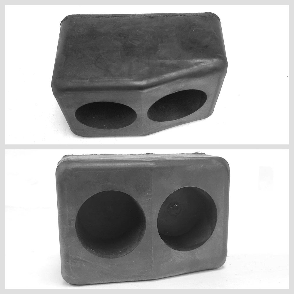2X Rectangular 2 Hole 6" x 4" x 3-1/4" Molded Dock Bumper BFC-TTP-DBUMP-08-X2