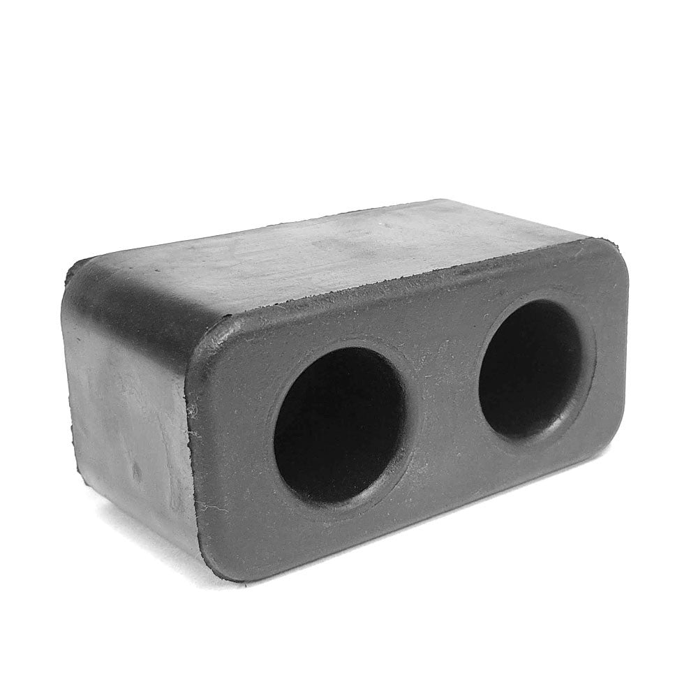 Rectangular 2 Hole 6" x 2-3/4" x 3" Molded Dock Bumper BFC-TTP-DBUMP-09