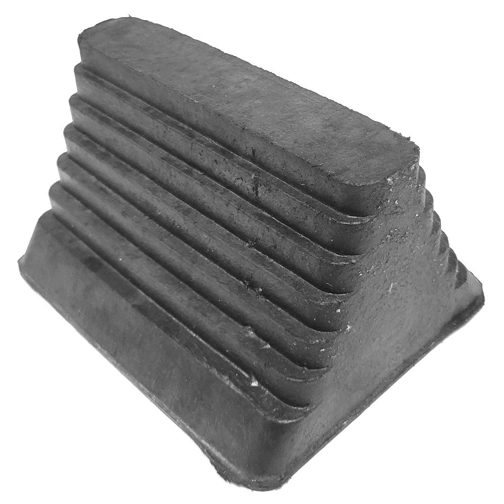 Pyramid Shape Steel Eye Bolt 10" x 8" x 6" Wheel Chock Truck Trailer BFC-TTP-DBUMP-10