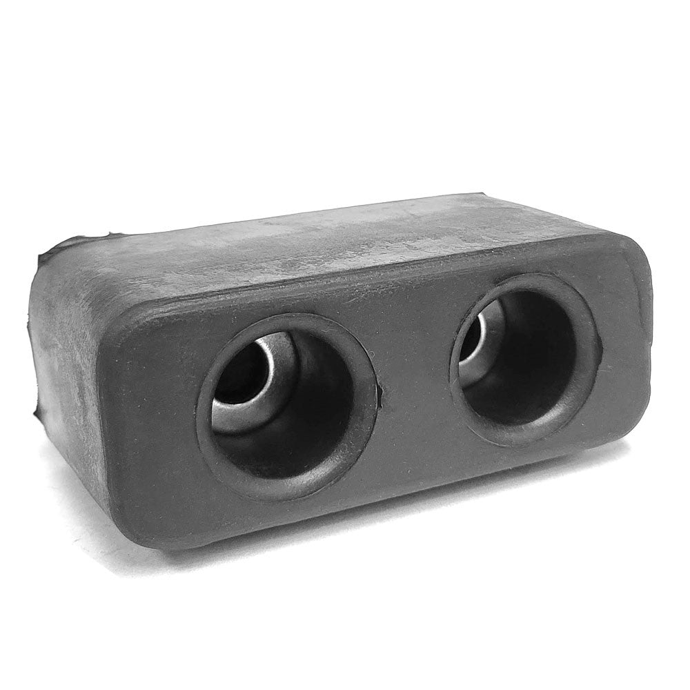 Rectangular 2 Hole 6" x 2-3/8" x 3-1/4" Molded Dock Bumper BFC-TTP-DBUMP-11