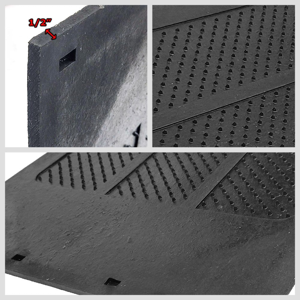 Aurora 30"x24" Anti-Spray knobs Straight Mud Flap Guard 2430HD Truck Trailer