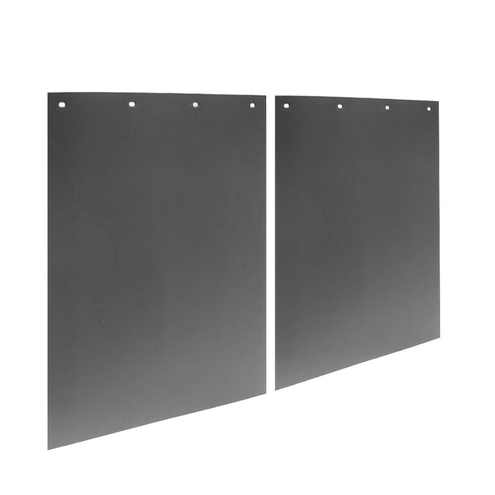 2X Aurora 30"x24" Polyguard Straight Mud Flap Guards 2430PSB TTP-IMXGT-2430PSB-X2
