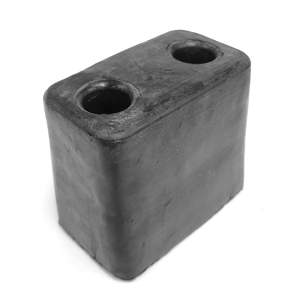 2X Rectangular 2 Hole 6-1/8" x 3-5/8" x 5-1/4" Dock Bumper Semi Truck Trailer